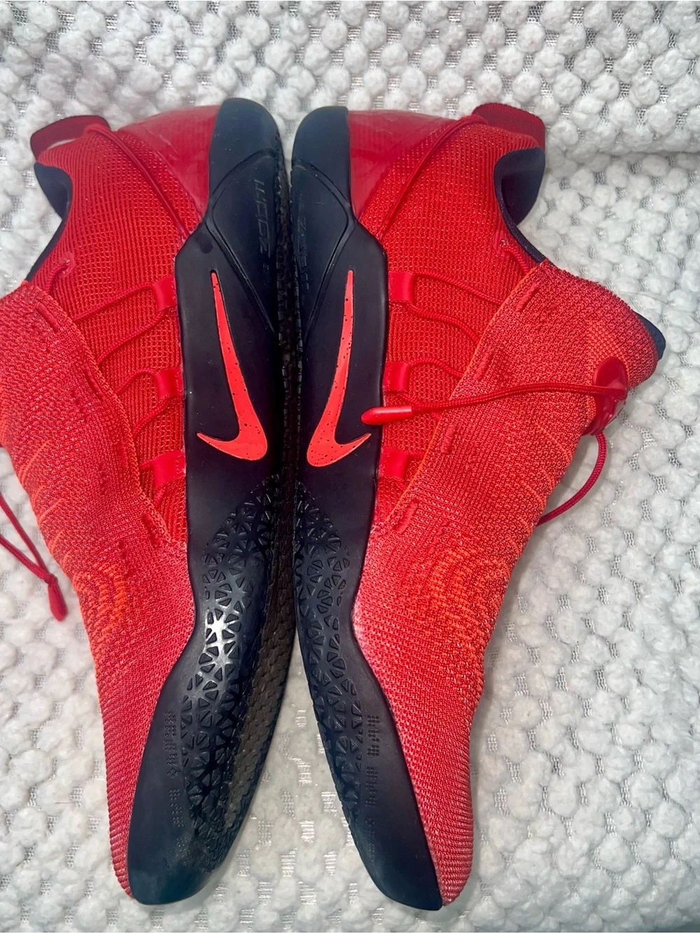 Nike Kobe A.D. NXT Lace Up Low Top Basketball Sneakers Red Black 882049-600